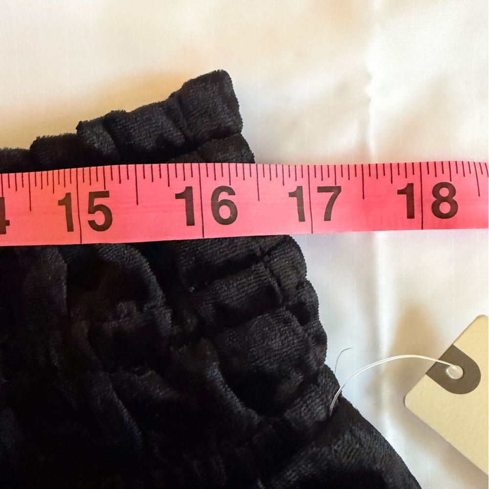 NWT Anthropologie by Anthropologie Somerset Velvet Mini Skirt Black Size XL - Picture 8 of 9